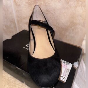 A.n.a Black Wedges Size 11